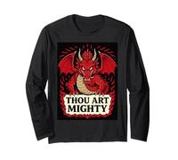 Proclamation Thou Art Mighty Red Dragon Manche Longue