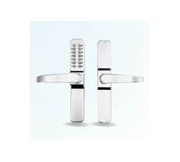 PROCODE Serrure à code mécanique bt07 - plaque sans perçage - argent