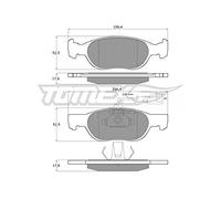 Procodis France PF1187 Kit de plaquettes de frein, frein à disque