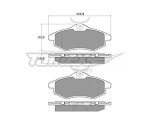 Procodis France PF1328 Kit de plaquettes de frein, frein à disque
