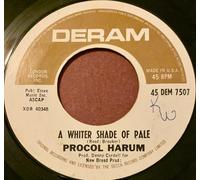 PROCOL HARUM, a whiter shade of pale, B side lime street blues, DM 126, 7 inch single
