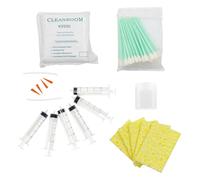 Procolored DTF Kit de nettoyage comprenant seringues, écouvillons, éponge, bouteille d'encre usée pour un nettoyage en profondeur anti-encrassement