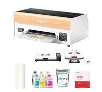 Procolored P13 Imprimante DTF A3 XP600 avec Four de Séchage et Presse à Chaud Transfert Direct sur Film Nettoyage Automatique Compatible Windows pour T-Shirts et Textiles