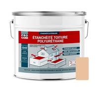PROCOM Étanchéité Toiture Polyuréthane - Toit Terrasse, Toit Plat - Uréthane - Résistant à l'Eau - Beige (Ral 070 80 20) - 15 kg