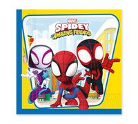 Procos Serviettes en papier Spidey et ses amis 20 pièces Rouge