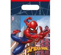 Procos 35122 Sacs de fête Spider-Man, Tartan, Multicolore