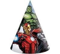 Procos 35137 Chapeau en papier Avengers, 23, Multicolore