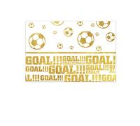 Procos 5PR89598 Nappe en plastique Football Gold 120 x 180 cm