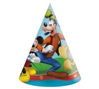 Procos Chapeaux en carton Mickey Mouse - Lot de 6 Multicolore