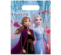 Procos 6 Sacs Cadeaux en Plastique La Reine des Neiges 2 23 x 16,5 cm - Coloré - Taille Unique