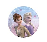 Procos 8 Assiettes en Carton La Reine des Neiges 20 cm - Multicolore - Taille Unique