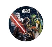 Procos - Assiettes en papier Star Wars Galaxy - 23 cm - Lot de 8 - Multicolore