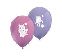 Procos Ballons en latex Gabby et la Maison Magiques – 8 pièces, Rose