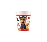 Procos- 8 Gobelet Carton, 10232045, Taille Unique Rouge