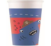 Procos 90244 Lot de 8 Mugs en Carton Rouge/Blanc/Bleu