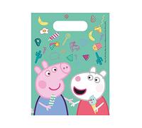Procos-91102 Peppa Pig Sac Cadeaux, Caricature, 91102, Coloré, Taille Unique