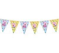 Procos 91104 - Flag Banner Peppa Pig, Length 230 Cm, Size Of The Pennant Ca