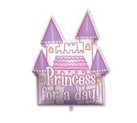 Procos 92442 - Ballon gonflable Princess for a day, taille 96 cm, château princesse, hélium, ballon, anniversaire, décoration, cadeau
