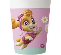 Procos 92882 - Gobelet réutilisable Paw Patrol Sky and Everest, 2 pièces, capacité 230 ml, réutilisable, vaisselle de fête