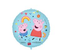Procos 93038 - Ballon Peppa Pig, taille 46cm, hélium, air, anniversaire, déco, fête