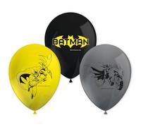 Procos 93362 Ballon Batman en latex 46 cm Décoration d'anniversaire