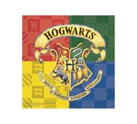 Procos 93366 Serviettes en papier Harry Potter 25 x 25 cm, mélange FSC® pour anniversaire d'enfant, vaisselle de fête