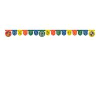 Procos 93371 - Guirlande d'anniversaire Harry Potter, 2 mètres de long, Mix, décoration