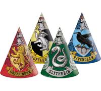 Procos 93372 - Chapeaux en papier Harry Potter, 16x12 cm, Mix, anniversaire d'enfant, 19