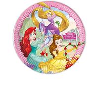 Procos 93431 Lot de 8 assiettes jetables en papier Motif Princess Dreaming Taille 23 cm