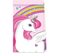 Procos- Licorne 93765 - Lot de 4 Sacs en Papier FSC, pour Anniversaire, fête à thème, Multicolore
