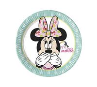 Procos - Assiette 20 cm Minnie Tropical, multicolore, 5PR89230