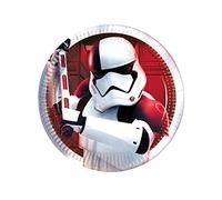 Procos - Assiette métallique 20 cm Star Wars Episode 8, multicolore, 5PR88549