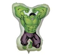 Procos - Ballon en aluminium de grande taille - Incroyable Hulk Avengers, ballon pour remplissage d'air ou d'hélium, cadeau, décoration