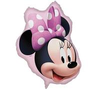 Procos - Ballon en aluminium de grande taille Minnie Mouse, ballon pour remplissage d'air ou d'hélium, cadeau, décoration