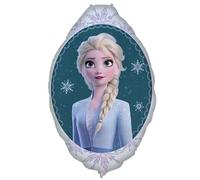 Procos - Ballon en aluminium surdimensionné Elsa Disney La Reine des Neiges, ballon pour remplissage d'air ou d'hélium, cadeau, décoration