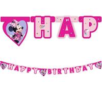 Procos - Bannière d'anniversaire Happy Birthday Disney Minnie Junior en papier 93835