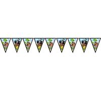 Procos Bannière Drapeau Pirates Islande FSC - 94157 94157 - Drapeau - Pirates Islande - FSC - Décoration à suspendre - Guirlande d'anniversaire - Fête à thème - Multicolore