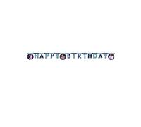 Procos Bannière Happy Birthday en Carton Encanto 2 m - Multicolore