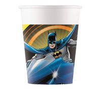 Procos Batman Gobelets Accessoires de table de dessin animé 8 pièces 200 ml - Bleu