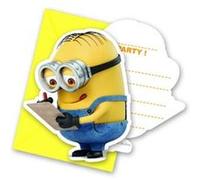 Procos 'Cartons d'invitation Minions Lot DE 6 G