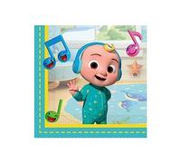 Procos Cocomelon Lot de 20 serviettes en papier 33 x 33 cm