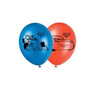 Ballons licence Cars 8 pièces bleu-rouge