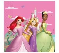 Procos Disney Princess Lot de 20 serviettes en papier double épaisseur 33 x 33 cm