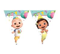 Procos Drapeau Bannière Cocomelon FSC Mix Décoration à Suspendre Guirlande Anniversaire Fête à Thème