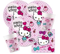 Procos Ensemble de fête Hello Kitty Fashion Stylish, 36 pièces