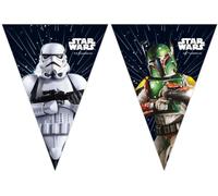 Procos Guirlande fanions en Papier Star Wars Galaxy 2,3 m - Multicolore - Taille Unique