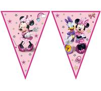 Procos Folat 93834P Chaîne de fanionsMinnie Mouse-2,3 mètres, Rose, Large