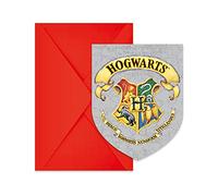 Procos FSC® Mix 93370 Invitations et enveloppes Harry Potter pour anniversaire d'enfant 9,5 x 14,5 cm