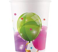 Procos FSC® Mix 93462 Lot de 8 gobelets jetables en papier pour fête d'anniversaire d'enfant
