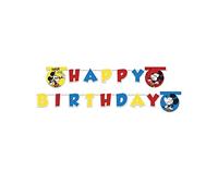 PROCOS - Generique - Guirlande Happy Birthday Mickey Mouse 2 m